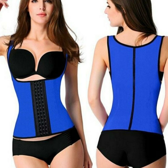 GREAT QUALITY LATEX VEST CORSET WAIST TRAINER - Picture 4 of 8